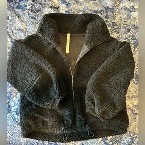 Lululemon Cinchable Fleece zip up sz 8